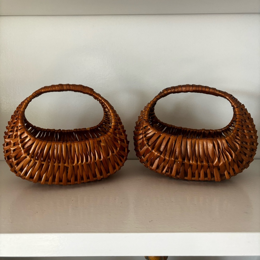 Vintage Gondola Baskets Set of two